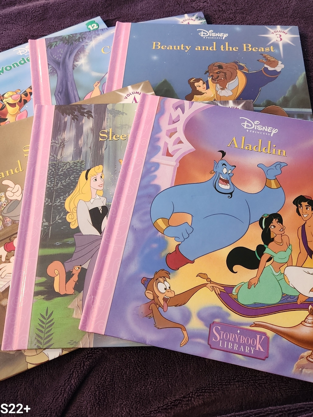Disney Princess Storybook Library Children's Books - lot of 6 - great condition.
